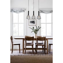 Band Iron 3-Light Linear Pendant Light